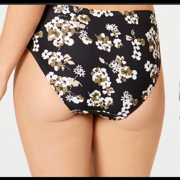 Michael Kors floral logo ring swim BOTTOM bikini XS. NOTE: TOP NOT INCLUDED. - Picture 2 of 7